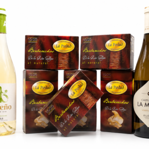 berberechos al natural con vino blanco