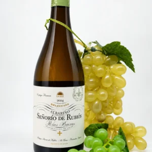 Señorío de Rubiós Albariño 2024, vino blanco 100 % Albariño D.O. Rías Baixas. .